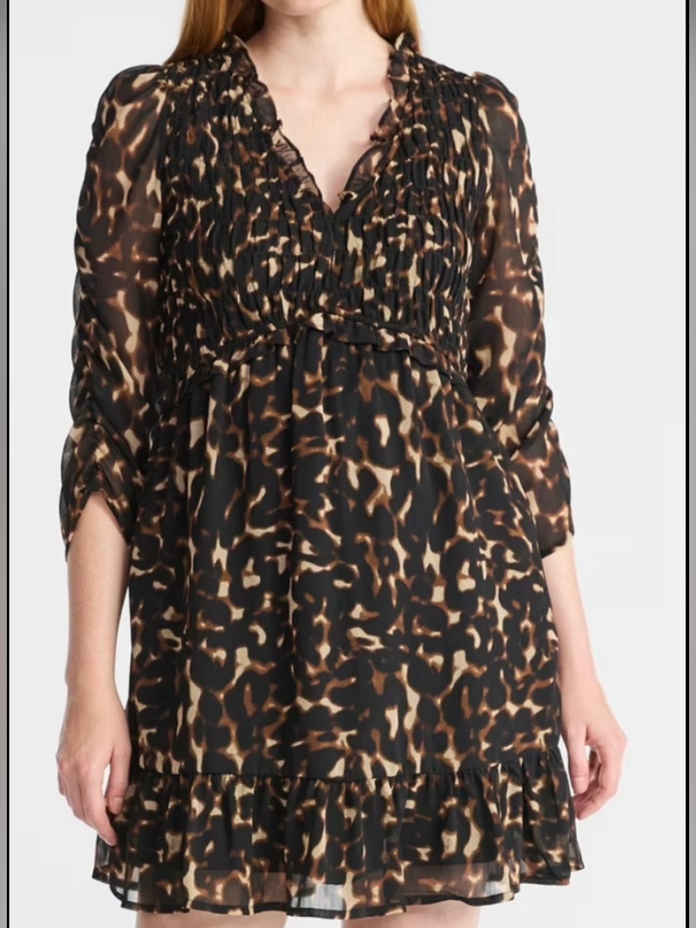 Time and Tru Leopard Dress